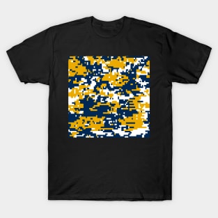 Blue & Gold Digital Camo T-Shirt